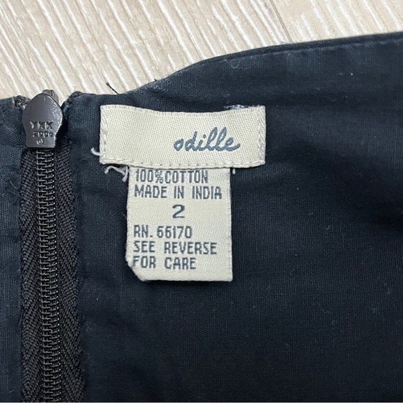 Anthropologie Odille Navy Blue Classic Pencil Skirt size 2 - Picture 4 of 7